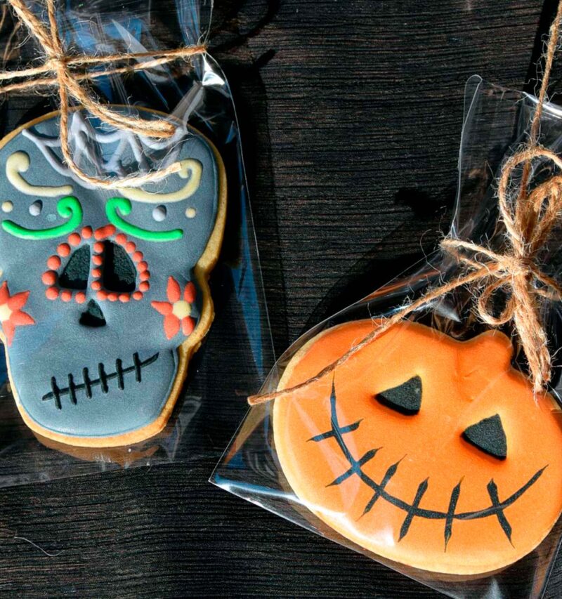 Galletas mantequilla glasa Halloween