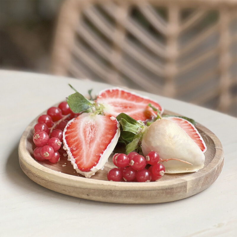 fresas de cubierta chocolate